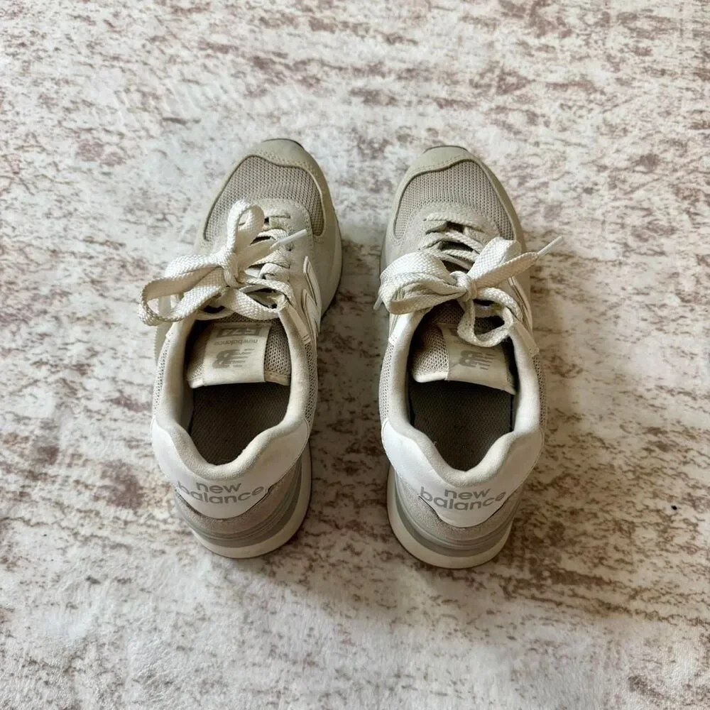 New-balance Women's White and Cream Trainers